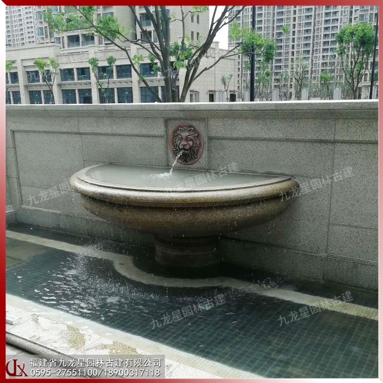 黃金麻靠墻水缽 (1)